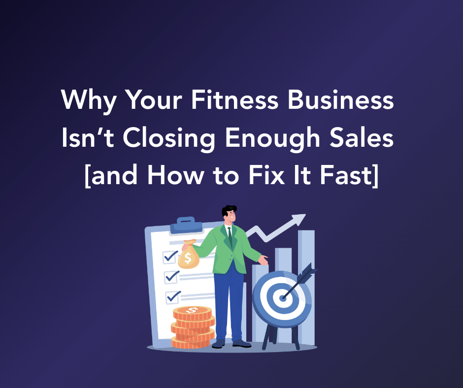 Fix your fitness sales